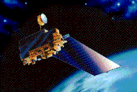 Artists drawing of the EOS AM-1 spacecraft.