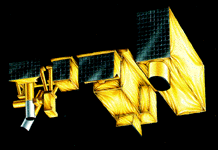 Artists drawing of the ASTER instrument.