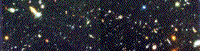 Hubble image of the Deep Field region.