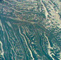 Color photograph of southwest Africa in Angola, taken during the ASTP mission in 1975.