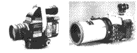 Photograph showing examples of improved camera types for the STS missions.