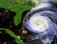 - Color composite AVHHR image of Hurricane Fran, September 4 1996.