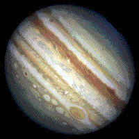 Color Galileo full-disk image of Jupiter.