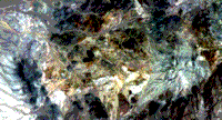 Color composite Landsat TM image of White Mountain, Utah.