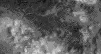 B/W Landsat thermal band 6 image of White Mountain.